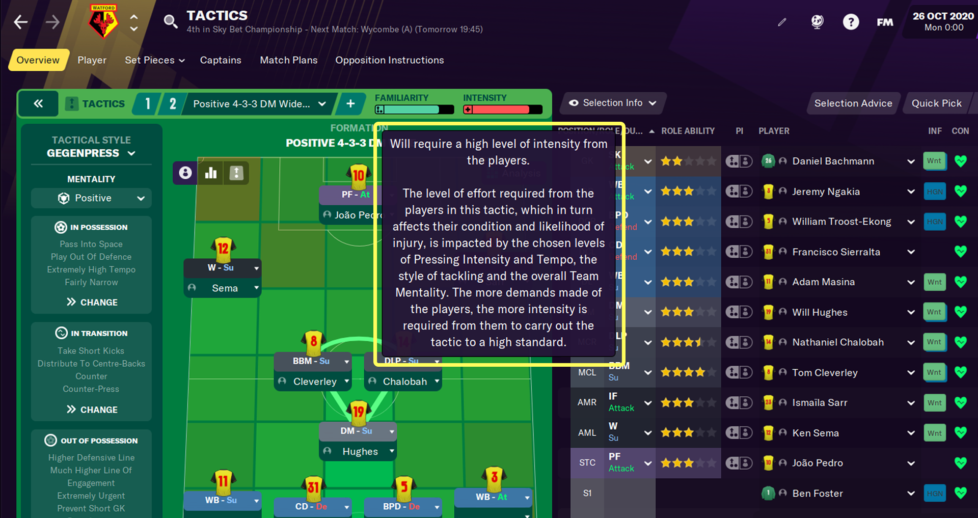 Fighting Fatigue and Preventing Injuries in FM21 Football Manager 2021